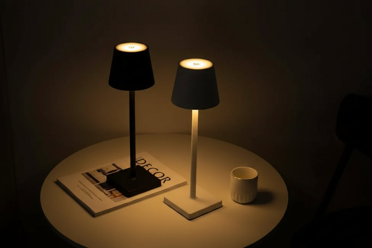 LED Desk Lamp Usb Rechargeable Table Lamp Bar Restaurant Ambiance Wireless Touch Lamps Waterproof Led Lights for Hotel Bedroom