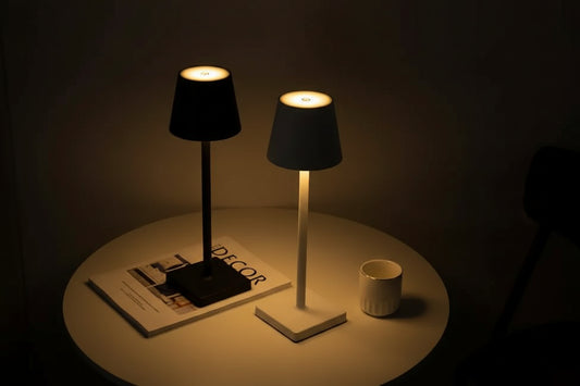 LED Desk Lamp Usb Rechargeable Table Lamp Bar Restaurant Ambiance Wireless Touch Lamps Waterproof Led Lights for Hotel Bedroom